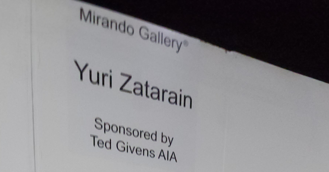 Yuri Zatarain booth signage